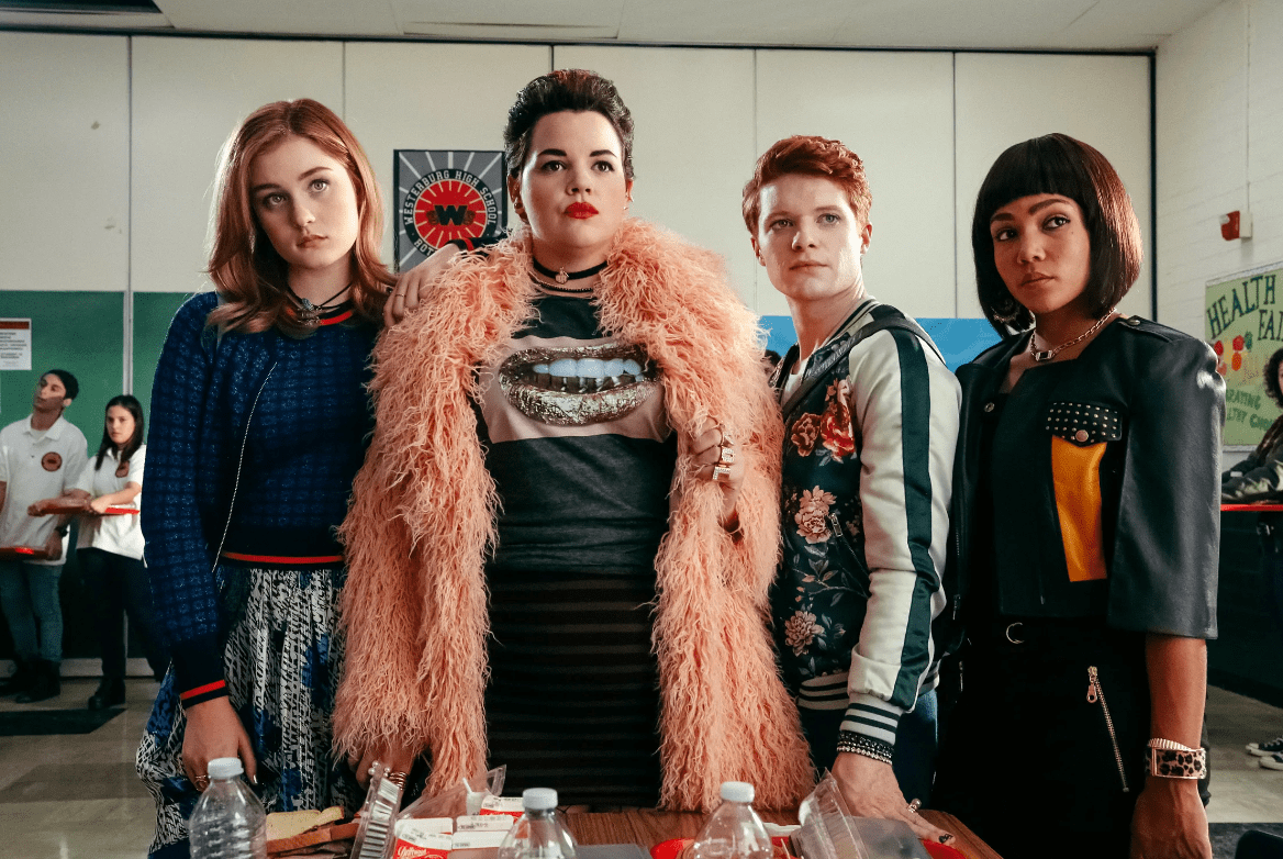 'Heathers' episodic  of four students in cafeteria